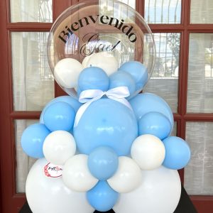 Arreglo de globos - centro de mesa - Bienvenida Nacimiento