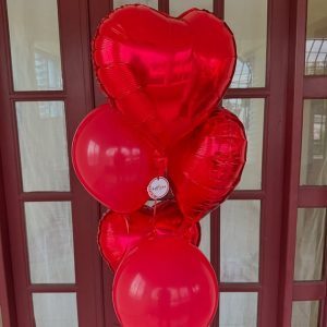Globos con Helion en Santo Domingo Este - Bonche globos metalicos y vejigas - San valentin